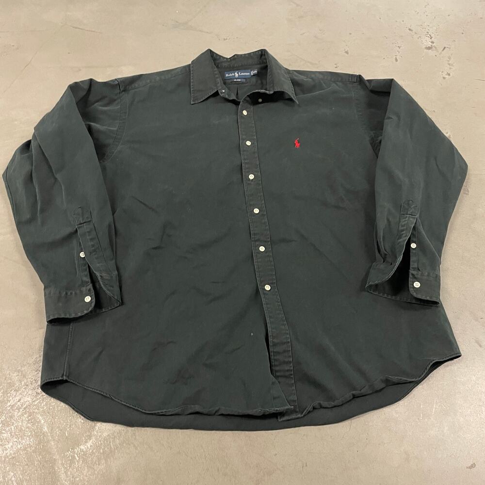 Y2K button up polo Ralph Lauren t-shirt